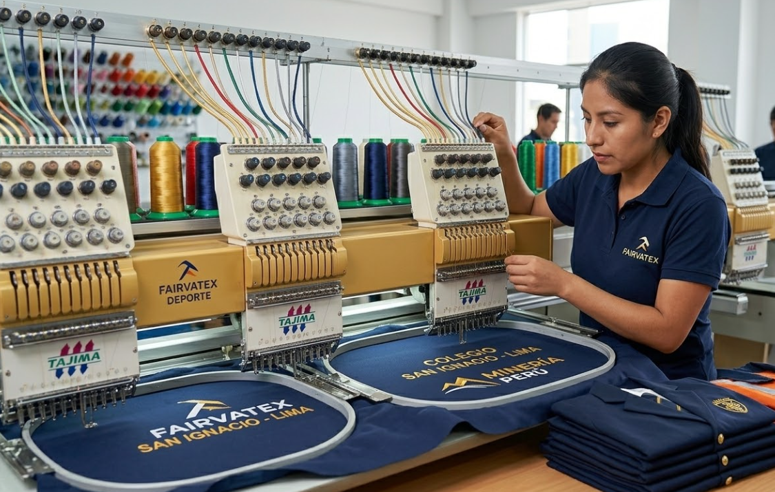Bordados corporativos alta definición Fairvatex Lima